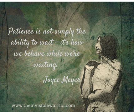 mindful monday 5 tips to practicing patience with Chronic Pain